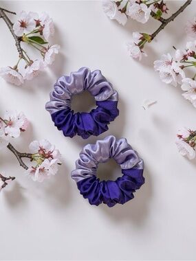 Elegant Satin Scrunchie Set